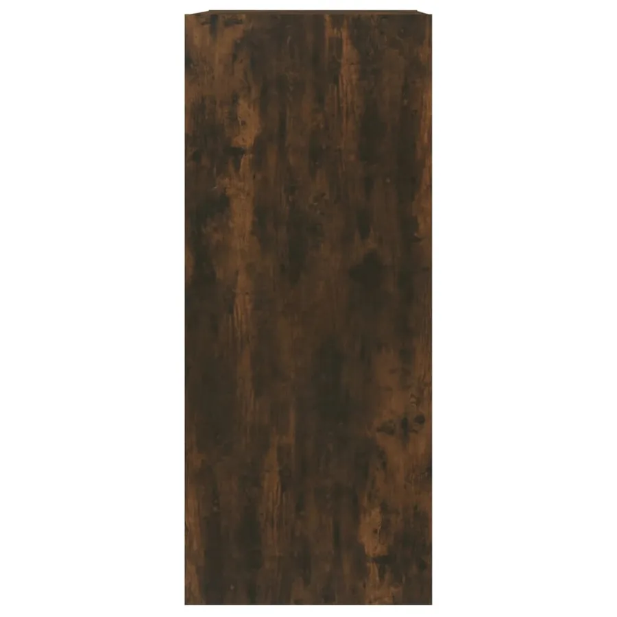 Bibliothèque/Séparateur de pièce Chêne fumé 40x30x72 cm - 4