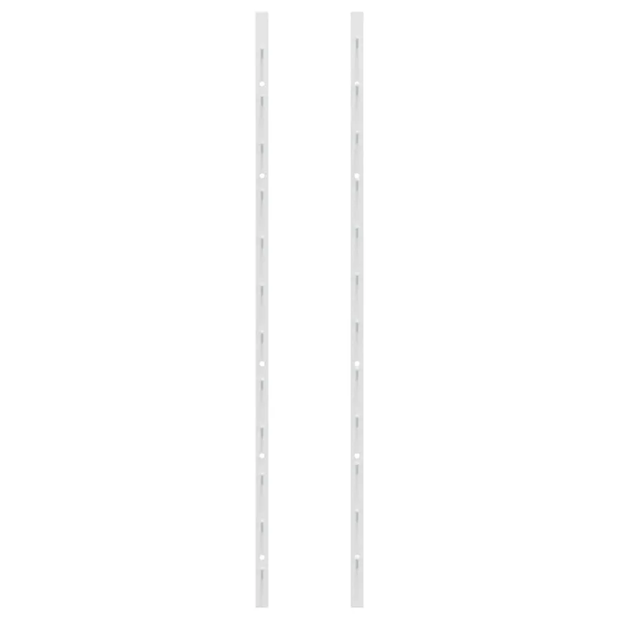 Casier à vin mural pour 24 bouteilles 2 pcs Blanc Fer - 6