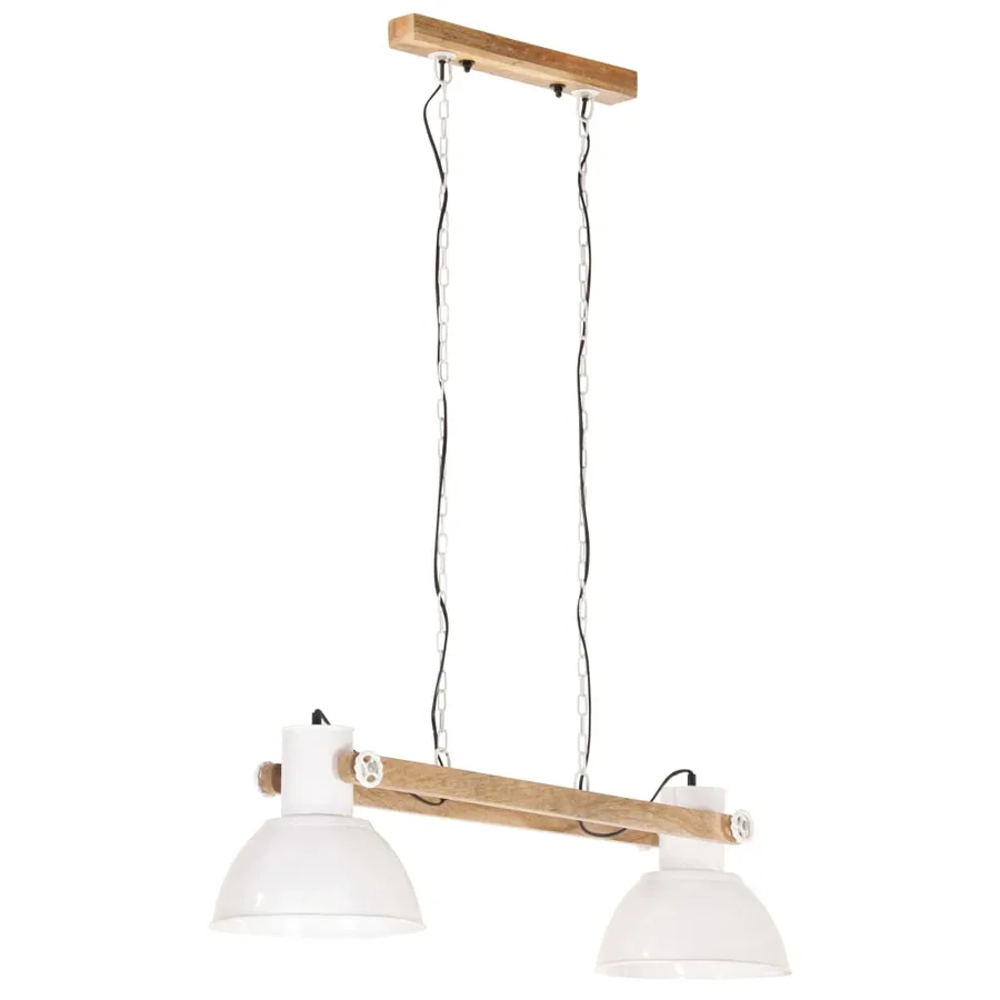Lampe suspendue industrielle 25 W Blanc 109 cm E27 - 2