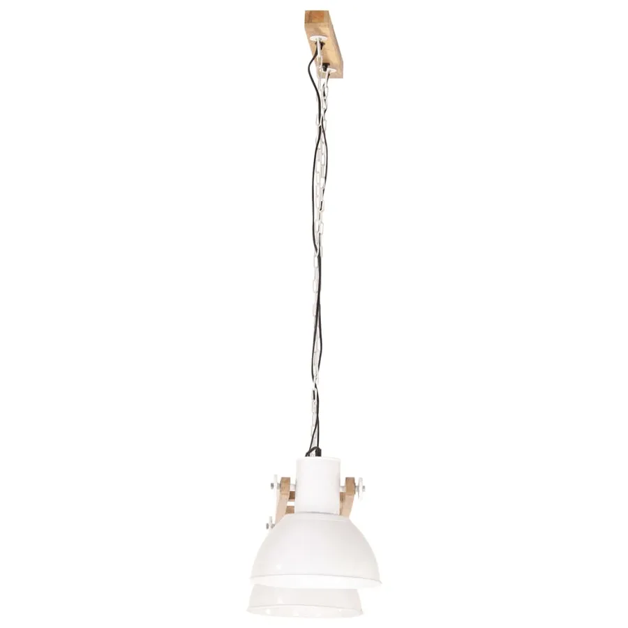 Lampe suspendue industrielle 25 W Blanc 109 cm E27 - 5