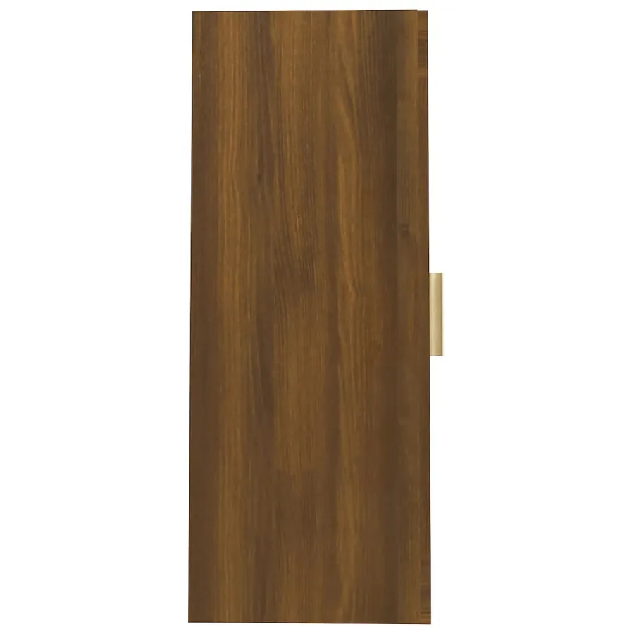 Armoire murale suspendue Chêne marron 69,5x34x90 cm - 4