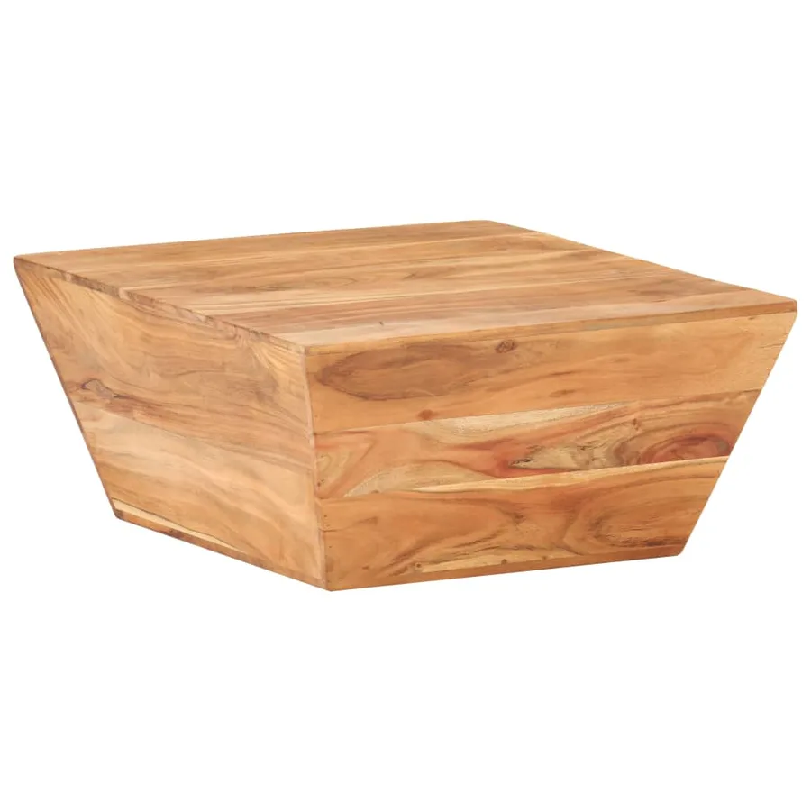 Table basse en forme de V 66x66x30 cm Bois d'acacia massif - 10