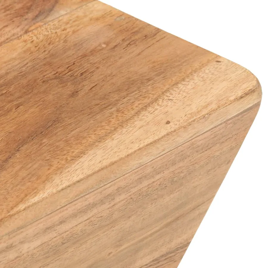Table basse en forme de V 66x66x30 cm Bois d'acacia massif - 3
