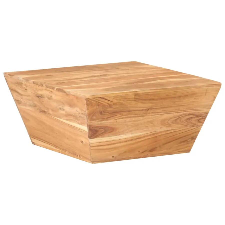 Table basse en forme de V 66x66x30 cm Bois d'acacia massif - 7