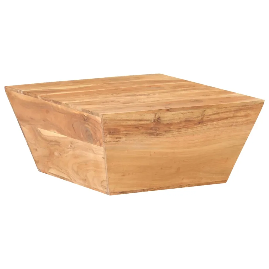 Table basse en forme de V 66x66x30 cm Bois d'acacia massif - 8