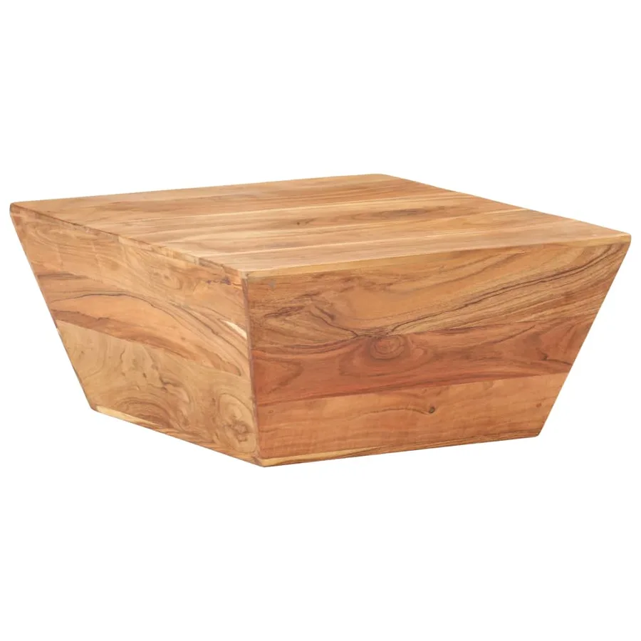 Table basse en forme de V 66x66x30 cm Bois d'acacia massif - 9