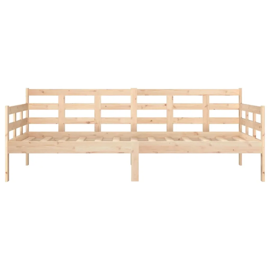 Lit de jour sans matelas bois de pin massif 90x190 cm - 8