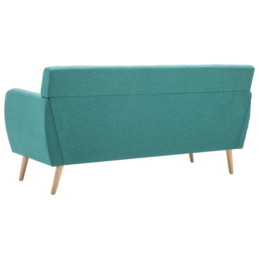 Canapé à 3 places revêtement en tissu 172x70x82 cm vert - 5