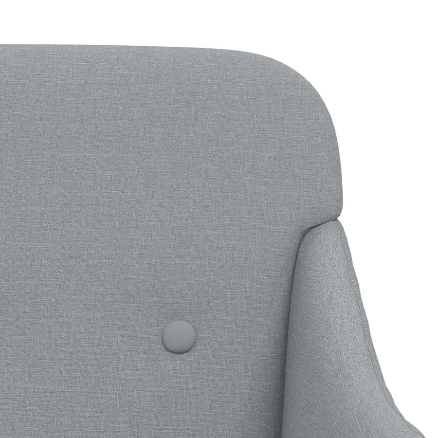 Fauteuil Gris clair 63x76x80 cm Tissu - 6
