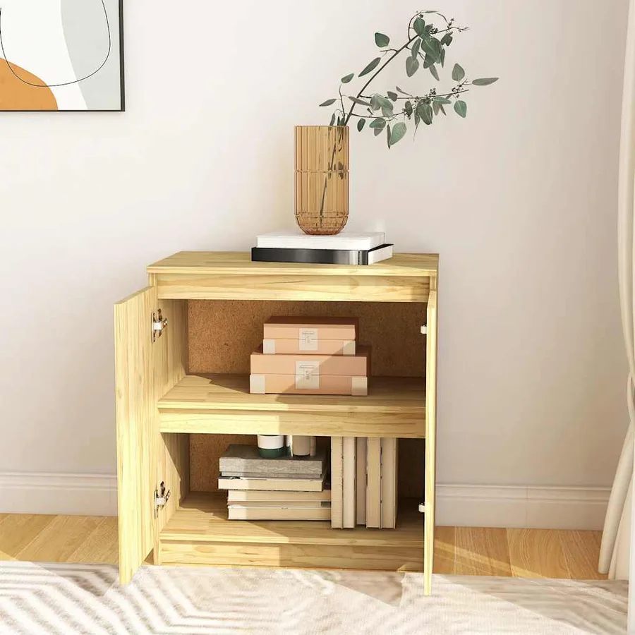 Armoire latérale 60x36x65 cm bois de pin massif - 3