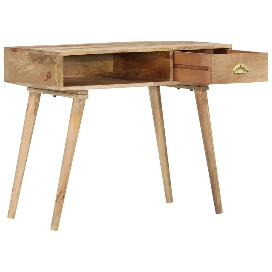 Table console 90x45x75 cm bois de manguier massif - 2
