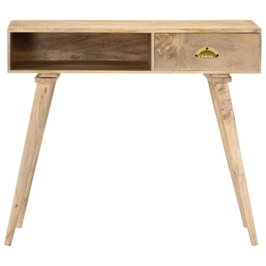 Table console 90x45x75 cm bois de manguier massif - 3