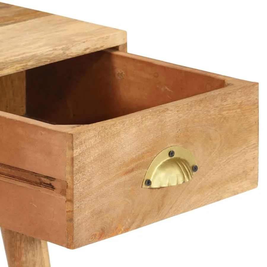 Table console 90x45x75 cm bois de manguier massif - 4