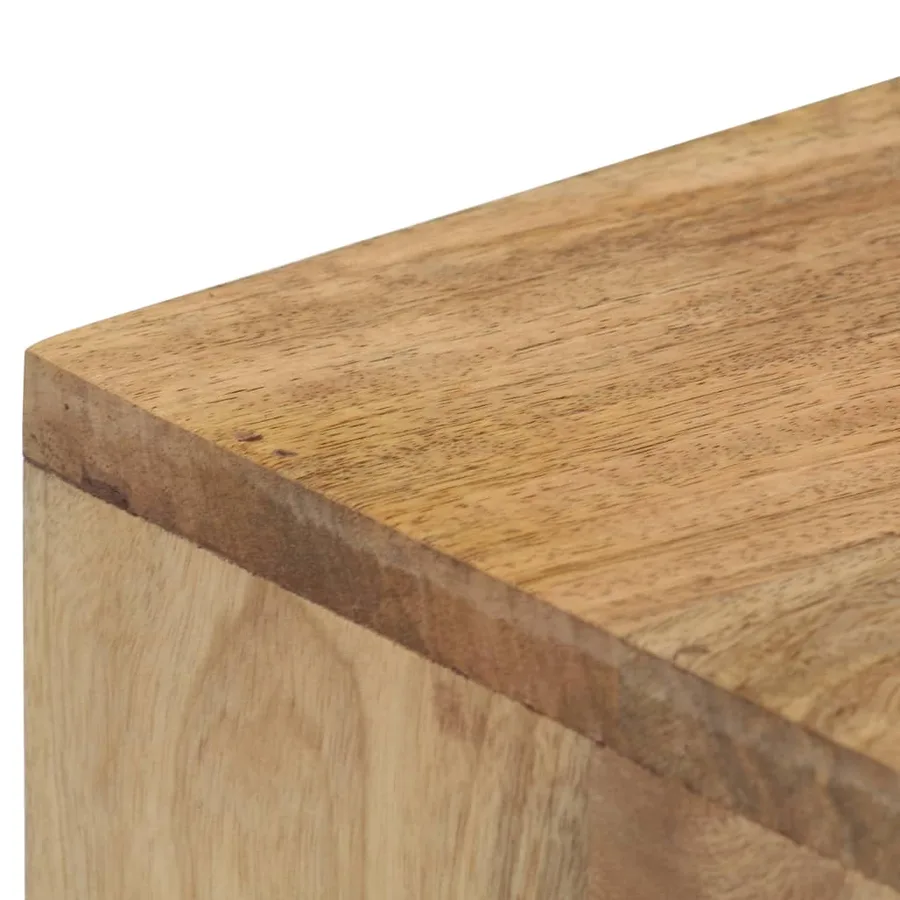 Table console 90x45x75 cm bois de manguier massif - 5