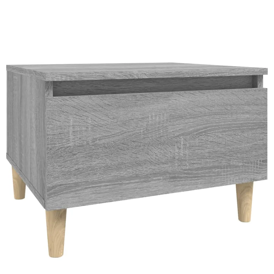 Table d'appoint Sonoma gris 50x46x35 cm Bois d'ingénierie - 2