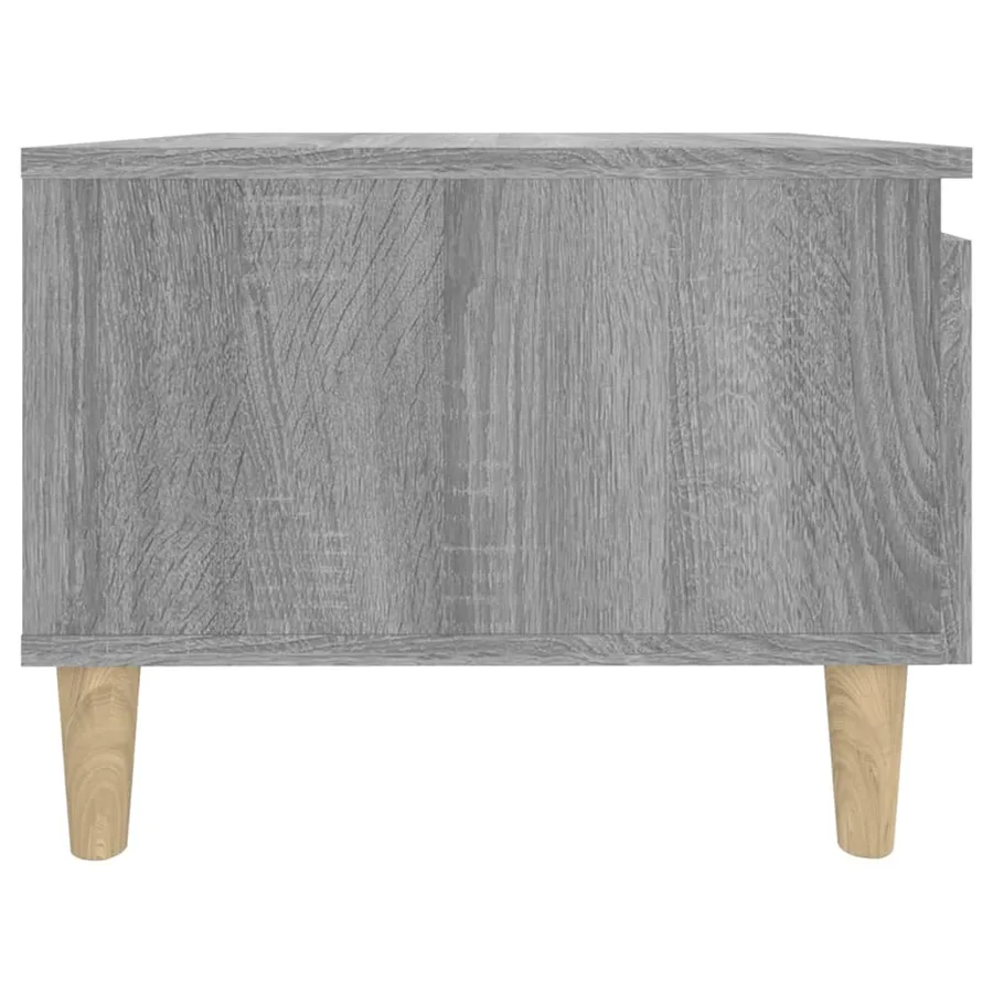 Table d'appoint Sonoma gris 50x46x35 cm Bois d'ingénierie - 8
