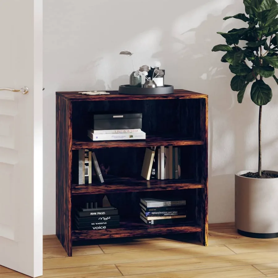 Buffet Chêne fumé 70x40,5x75 cm Bois d'ingénierie