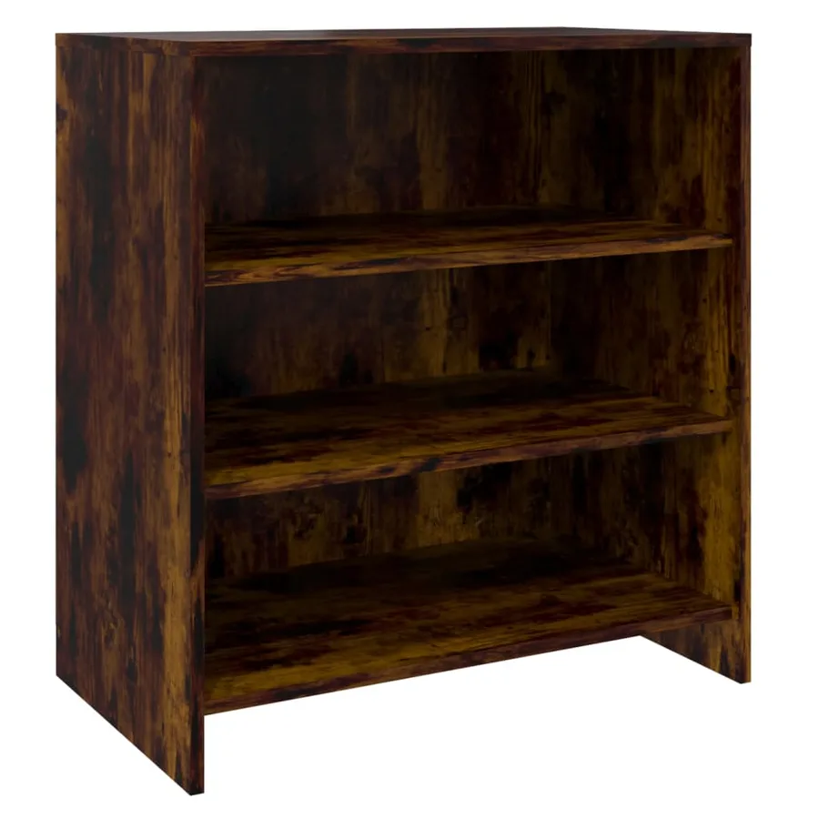 Buffet Chêne fumé 70x40,5x75 cm Bois d'ingénierie - 2