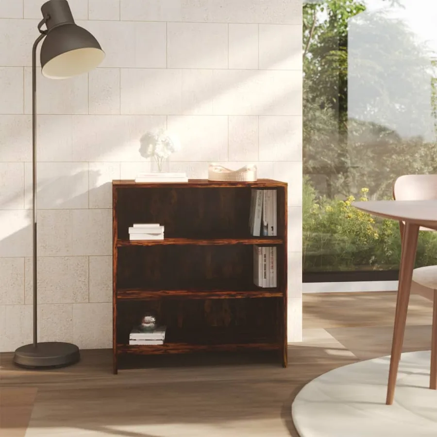 Buffet Chêne fumé 70x40,5x75 cm Bois d'ingénierie - 3