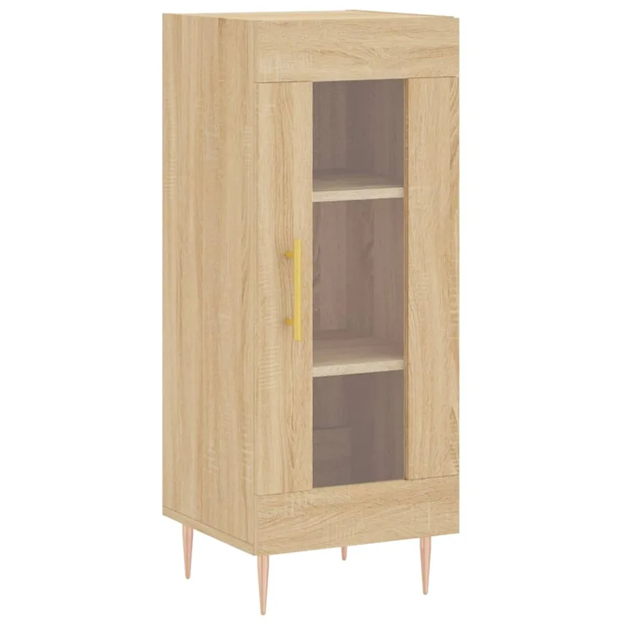 Buffet Chêne sonoma 34,5x34x90 cm Bois d'ingénierie - 2