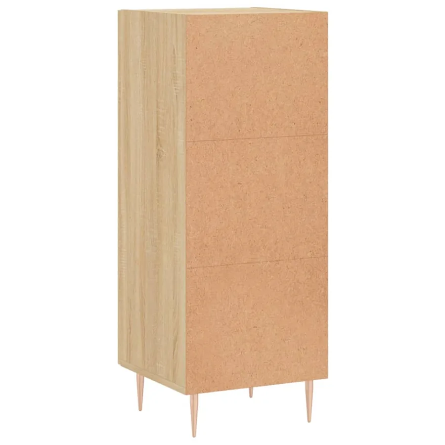 Buffet Chêne sonoma 34,5x34x90 cm Bois d'ingénierie - 8