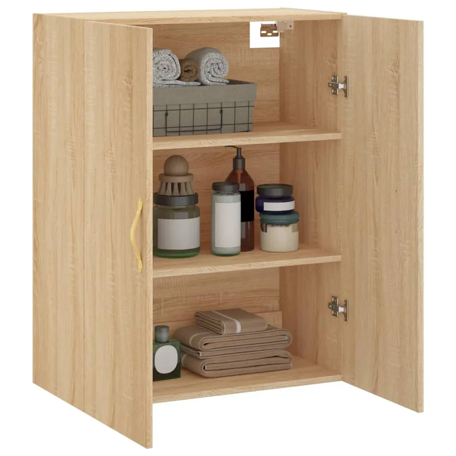 Armoire murale chêne sonoma 69,5x34x90 cm - 5