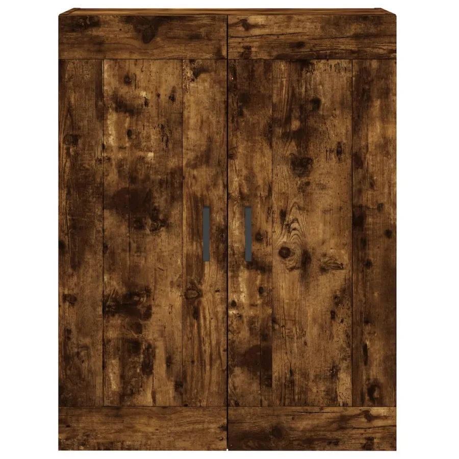 Buffet haut Chêne fumé 69,5x34x180 cm Bois d'ingénierie - 6