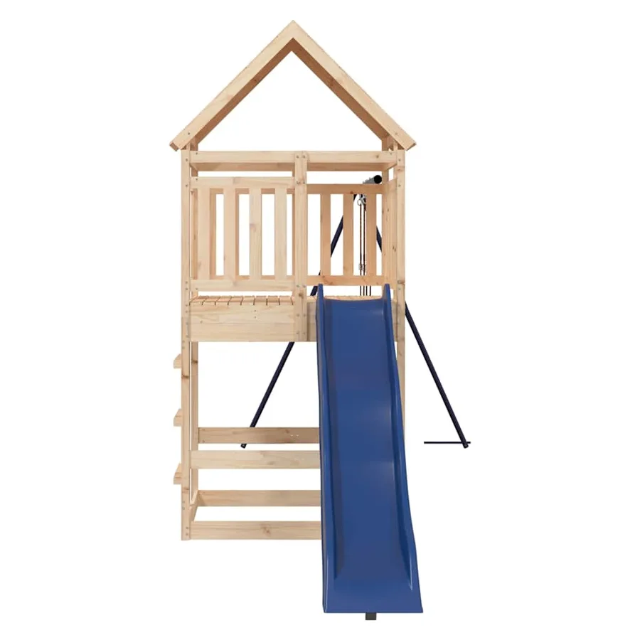 Aire de jeux d'extérieur bois de pin massif - 3