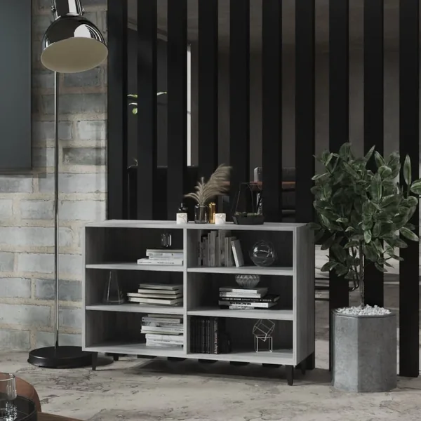 Buffet sonoma gris 103,5x35x70 cm bois d'ingénierie