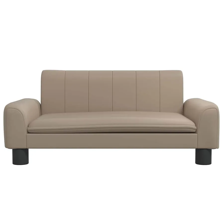 Lit pour chien cappuccino 70x45x30 cm similicuir - 3