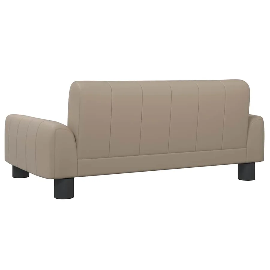 Lit pour chien cappuccino 70x45x30 cm similicuir - 5
