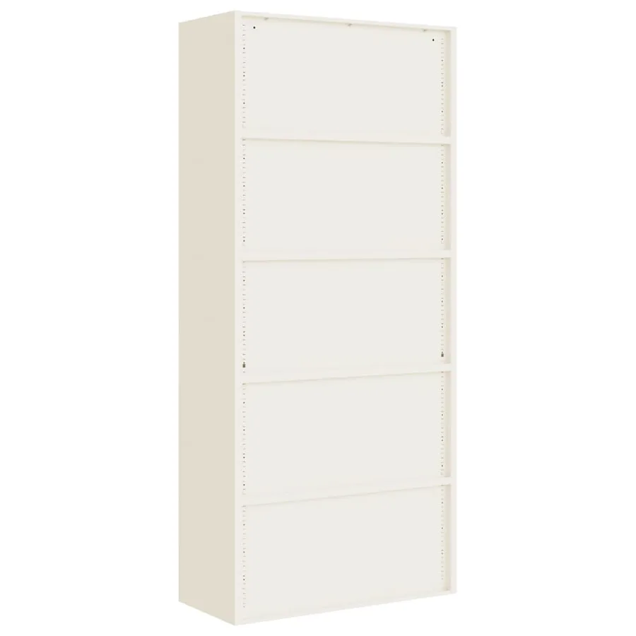 Classeur blanc 90x40x200 cm acier - 6