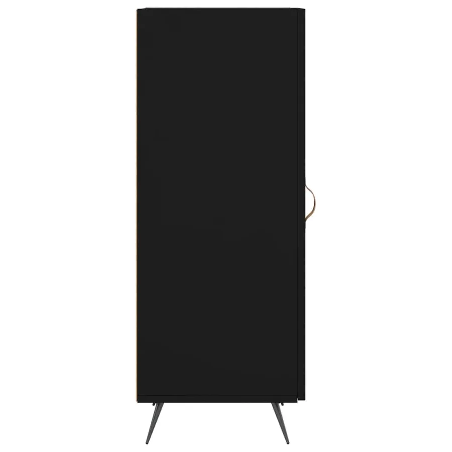 Buffet Noir 34,5x34x90 cm Bois d'ingénierie - 7