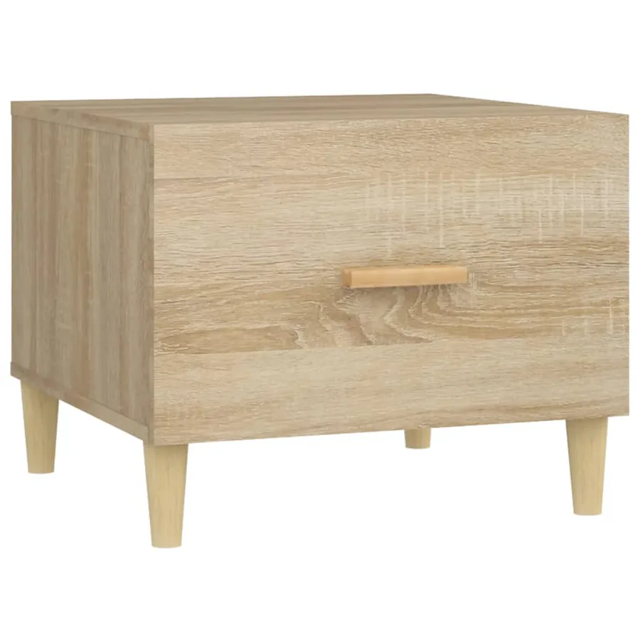 Tables basses 2 pcs chêne sonoma 50x50x40 cm bois d'ingénierie - 6