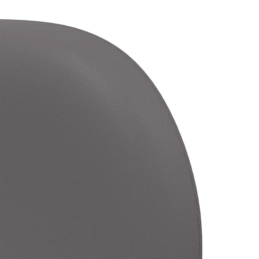 Oreille de tête de lit Gris Foncé 80 x 23 x 6 cm PVC - 9
