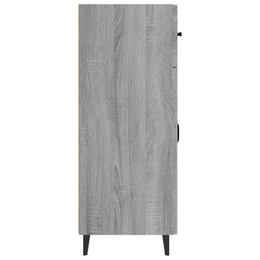 Buffet sonoma gris 69,5x34x90 cm bois d'ingénierie - 6