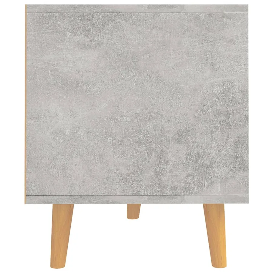 Meuble TV gris béton 90x40x48,5 cm bois d'ingénierie - 6