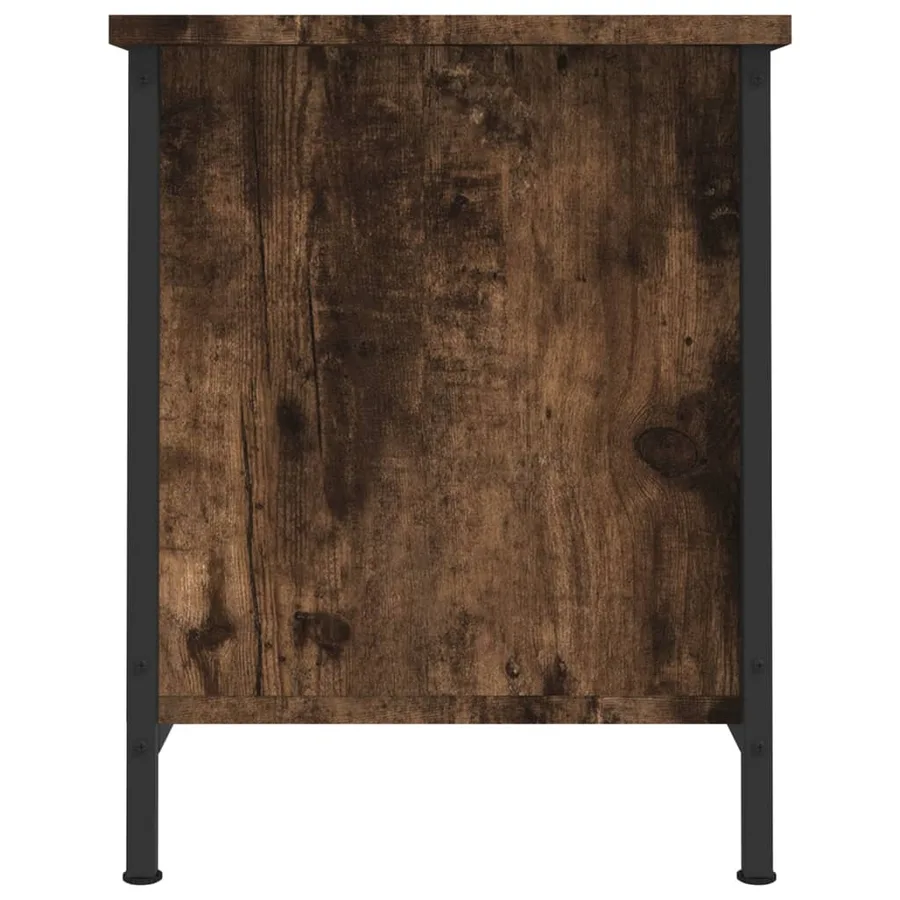 Meuble TV avec portes chêne sonoma 60x35x45cm bois d'ingénierie - 7