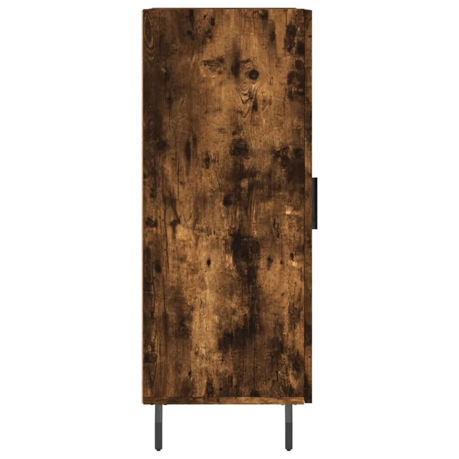 Buffet Chêne fumé 34,5x34x90 cm Bois d'ingénierie - 7