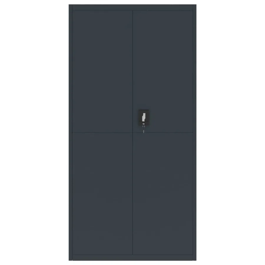 Classeur anthracite 90x40x220 cm acier - 8
