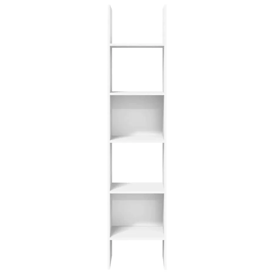 Bibliothèque Blanc 40x35x180 cm Bois d'ingénierie - 5