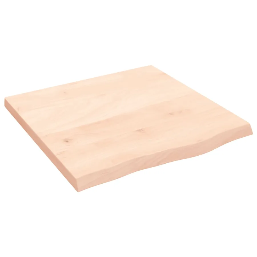 Étagère murale 60x60x(2-4) cm bois de chêne massif non traité - 2