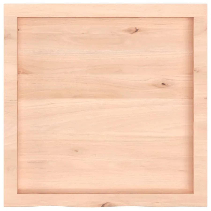 Étagère murale 60x60x(2-4) cm bois de chêne massif non traité - 5