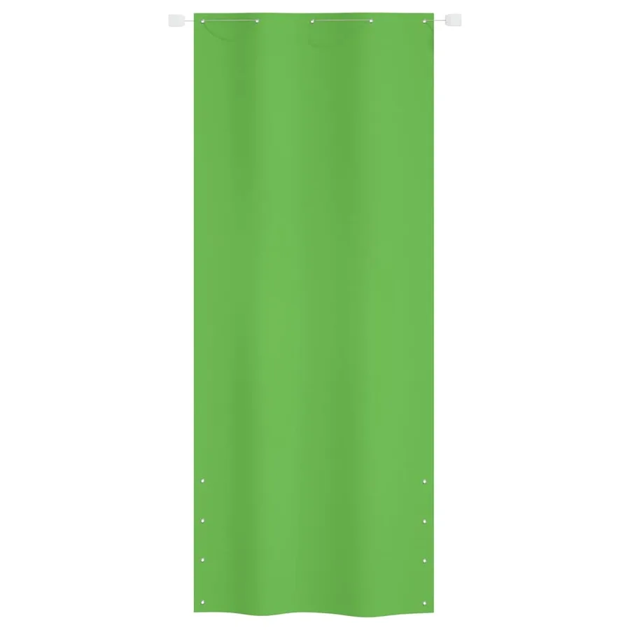 Écran de balcon Vert clair 100x240 cm Tissu Oxford - 2