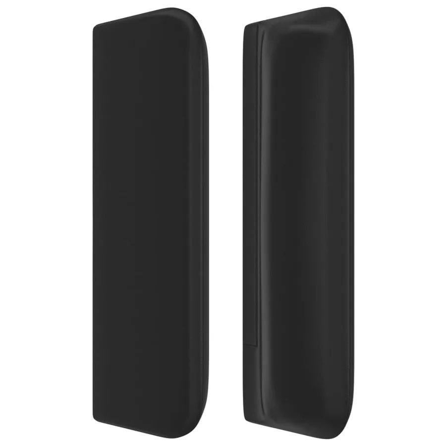 Tête de lit avec oreilles Noir 83x16x78/88 cm Similicuir - 4