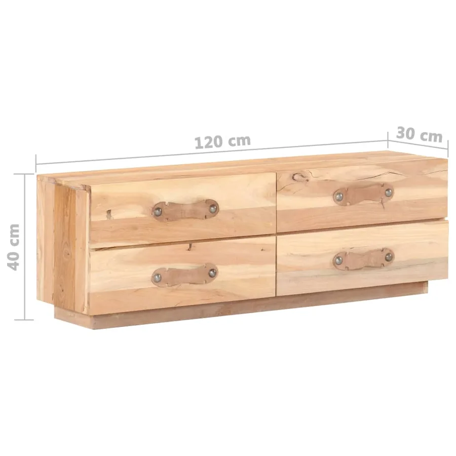 Meuble TV Bois de récupération massif - 7