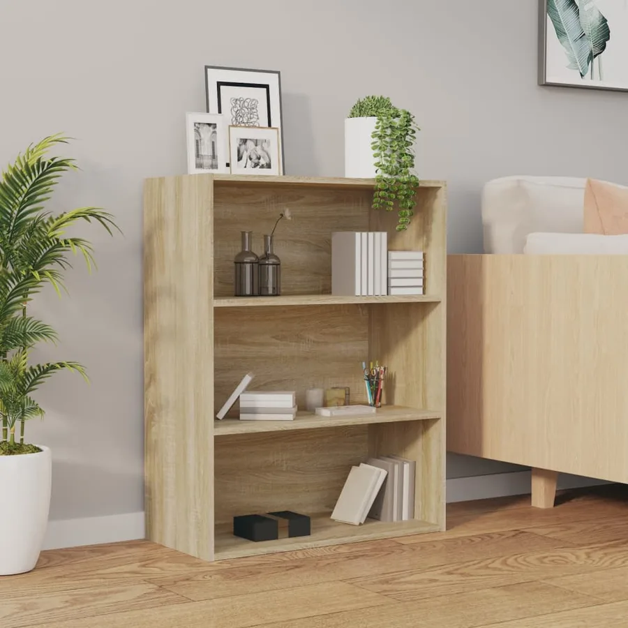 Armoire murale suspendue Chêne sonoma 69,5x32,5x90 cm - 3