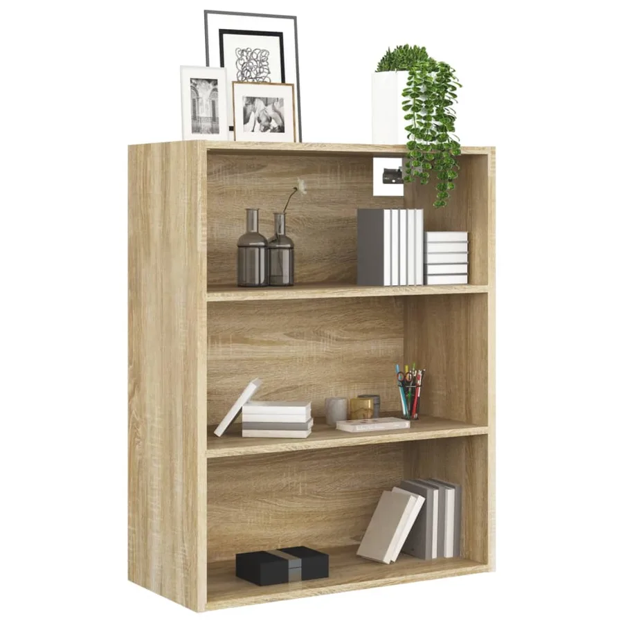 Armoire murale suspendue Chêne sonoma 69,5x32,5x90 cm - 4
