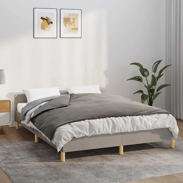 Couverture lestée avec housse Gris 138x200 cm 6 kg Tissu