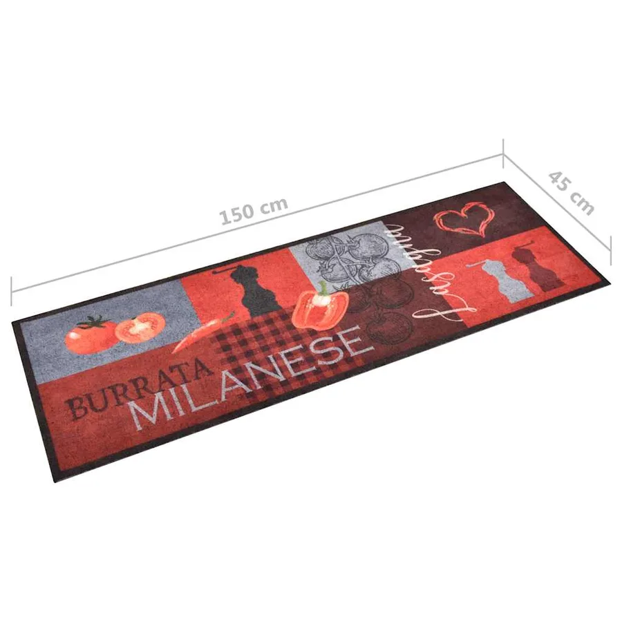 Tapis de cuisine lavable Tomates 45x150 cm - 5
